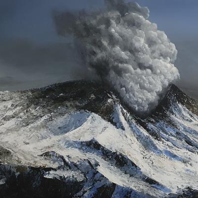 Struktur 1 2020 100x80 Cm