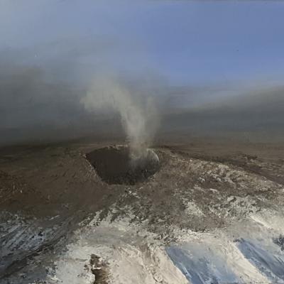 Struktur 3 2020 70x50 Cm